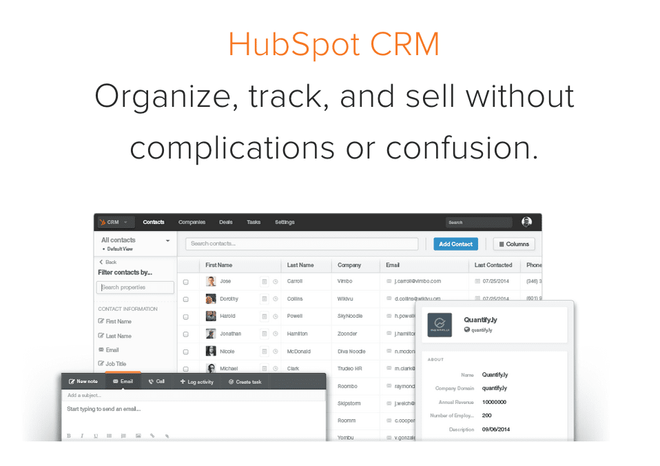 The Hubspot CRM is now avaliable to existing customers