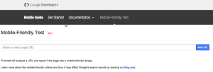 Google Mobile-Friendliness Test