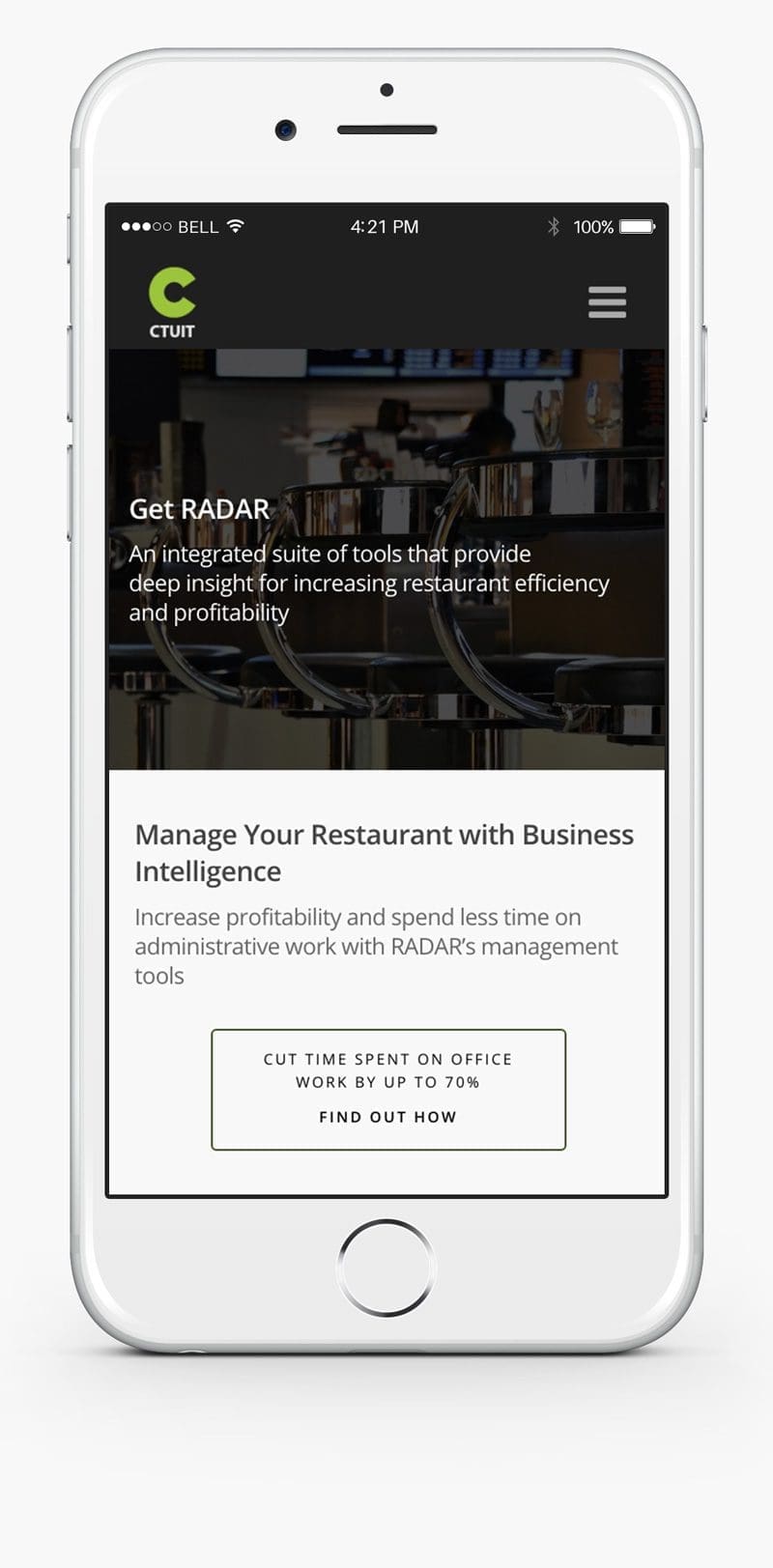 Ctuit Software mobile design