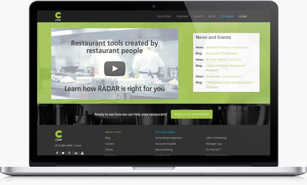 Ctuit Software - responsive web design