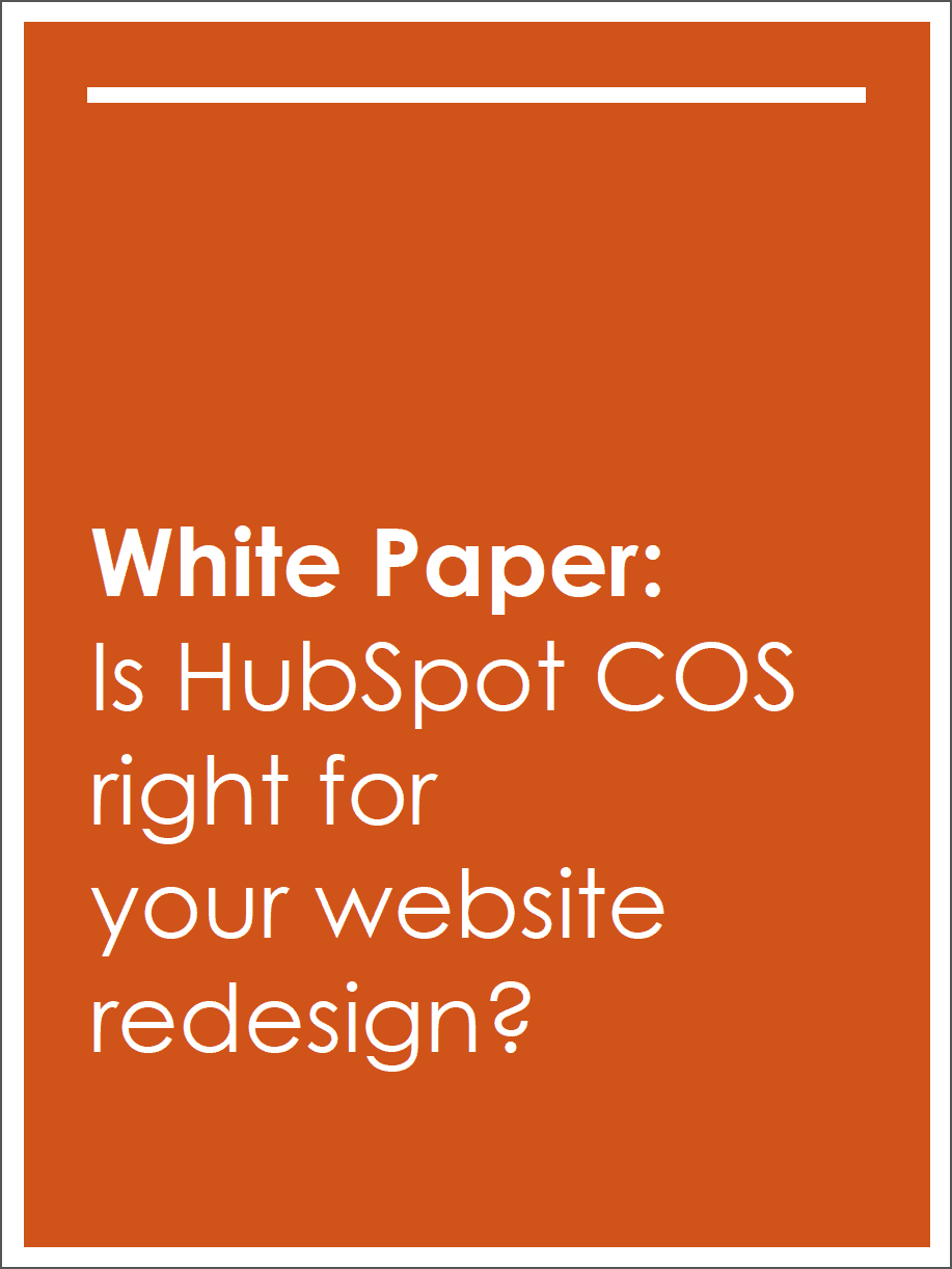 Is HubSpot COS right for your website redesign? cover