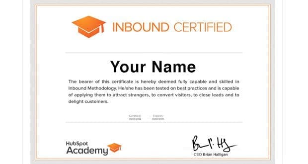 Become an Inbound Marketing Certified Professional -