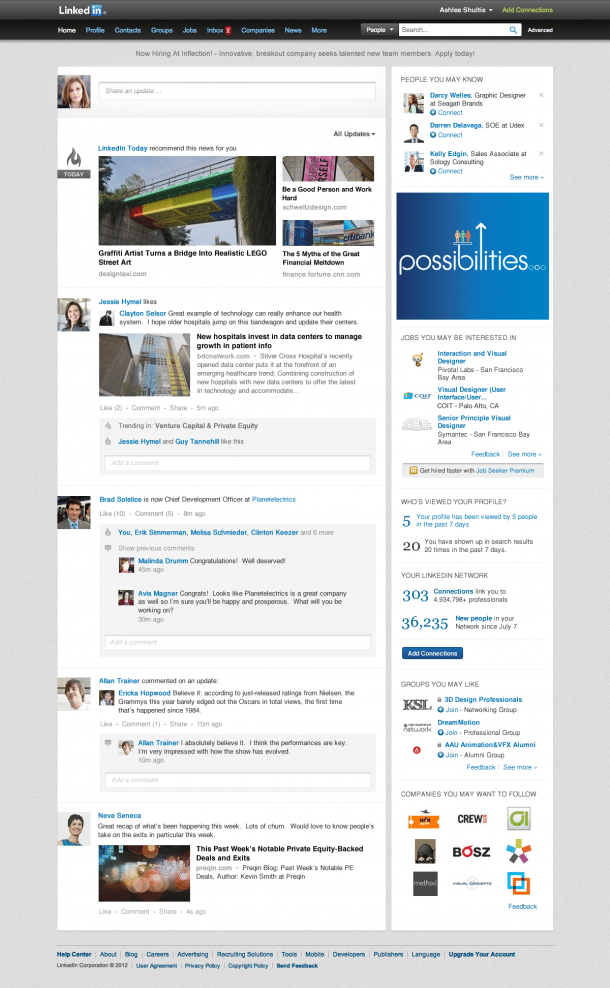 LinkedIn for Marketing: Major Changes to Your LinkedIn Homepage, Alaniz Marketing