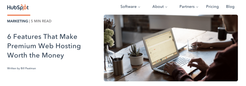 Alaniz Featured on HubSpot - 6 Features that Make Premium Web Hosting Worth the Money