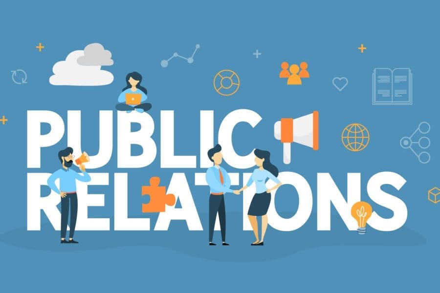 public relations background image
