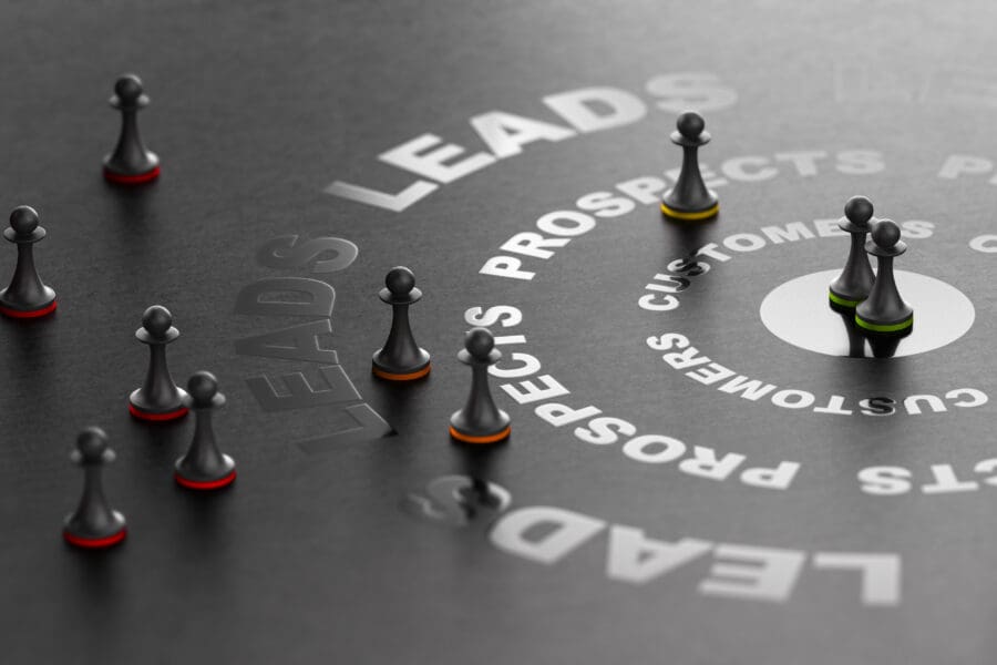 3d,Illsutration,Of,Buying,Funnel,Over,Black,Background.,Inbound,Marketing